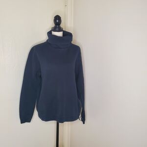 Nike Sportswear‎ Turtleneck Women's Pullover Sweatshirt Black Size Large
